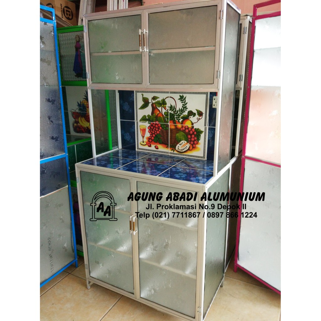 Rak Piring  Keramik  Motif Buah 2Pintu Shopee Indonesia