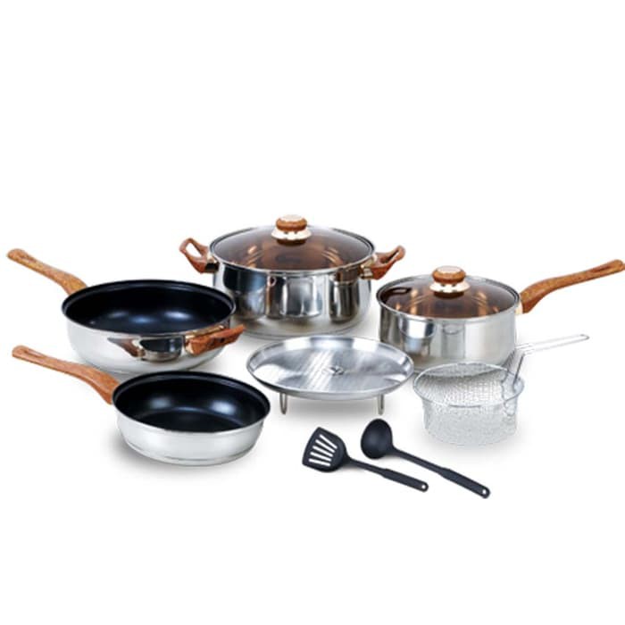 Panci Oxone OX-911 Panci Oxone BASIC Cookware Set 4+2Pcs