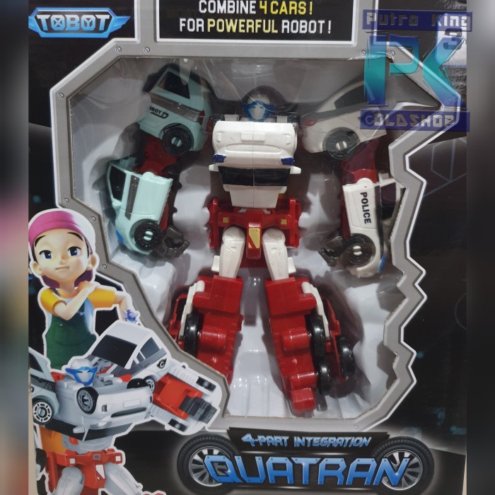 mainan tobot quatran | robot tobot