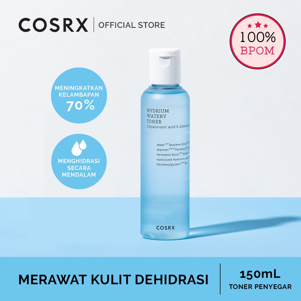COSRX Hydrium Watery Toner Skin Care - 150 ML (Toner Untuk Kulit Kering)