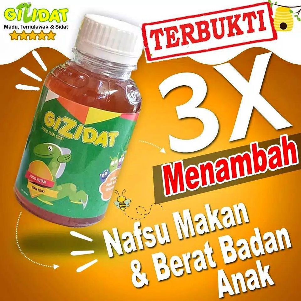 GIZIDAT Vitamin Penambah Nafsu Makan Berat Badan Bayi dan Anak