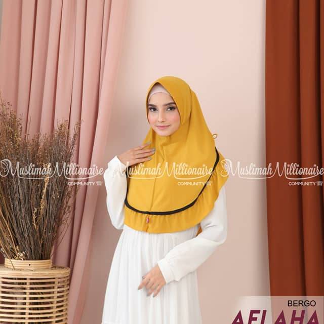 Jilbab Instan Dewasa Kerudung Bergo AFLAHA