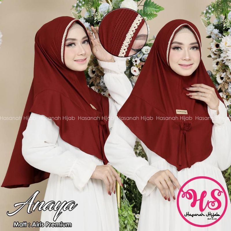 HIJAB INSTAN ANAYA/ BERGO BY HASANAH HIJAB
