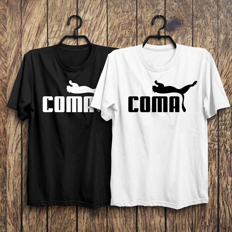 Kaos Baju Plesetan Parodi Brand Coma
