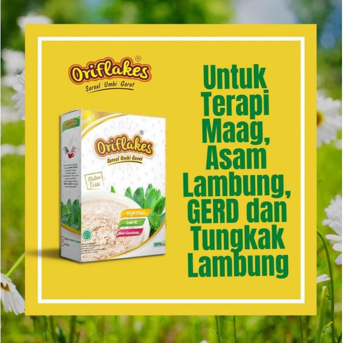 

SALE ORIFLAKES ORIGINAL GULA KELAPA 900GR SEREAL UMBI GARUT GASTRO MAAG