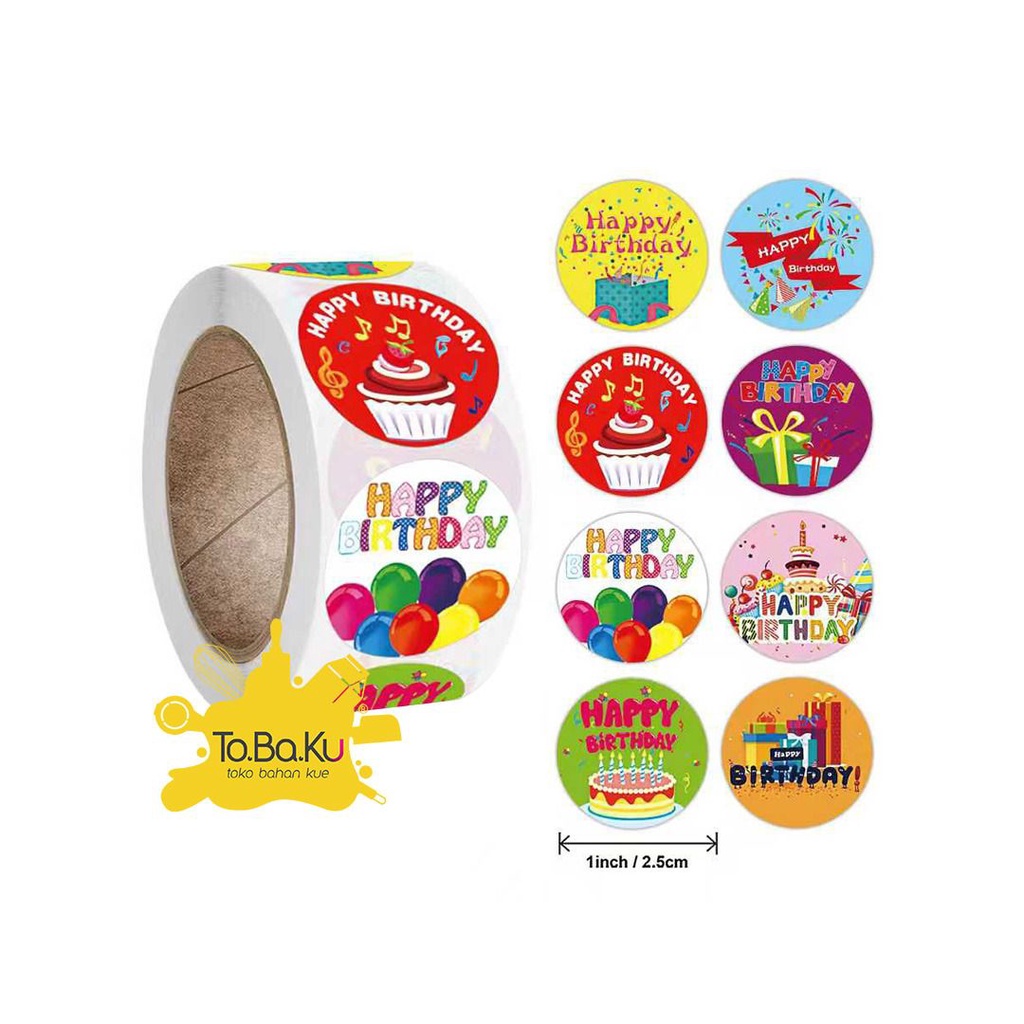 

Stiker Bulat HB Lilin Kado