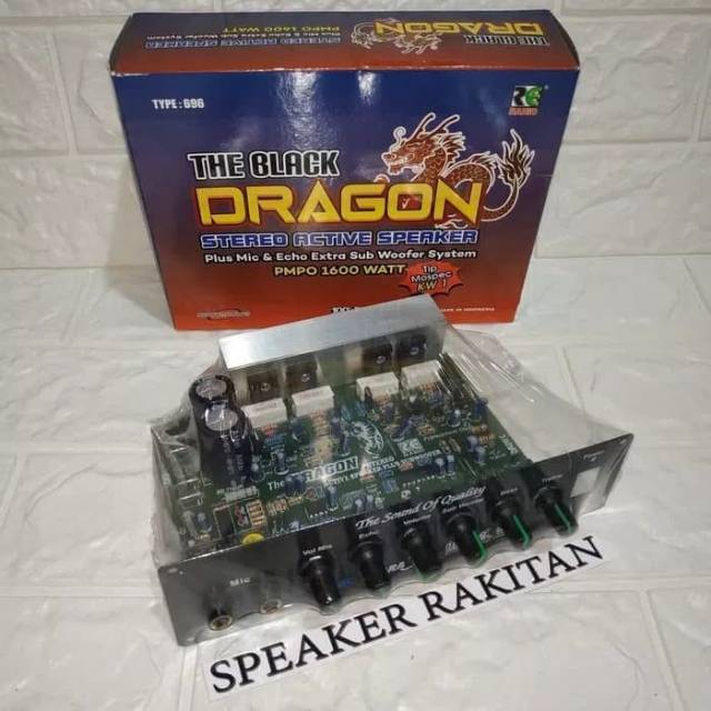 Kit Amplifier speaker aktif The Black DRAGON