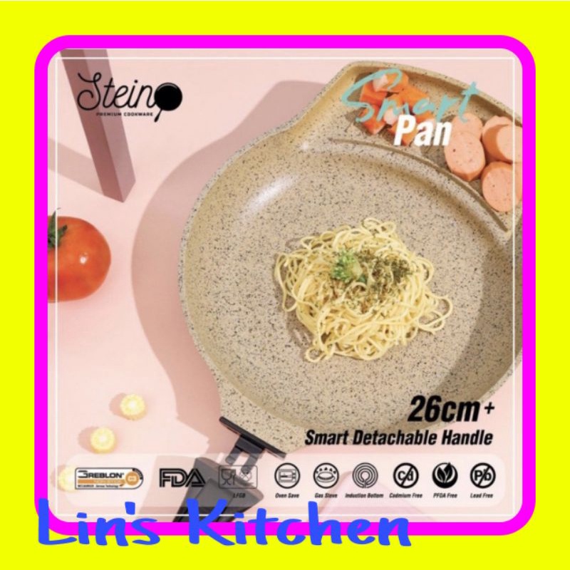 STEINCOOKWARE SMART PAN GRILL 26 cm GRANITE GERMAN