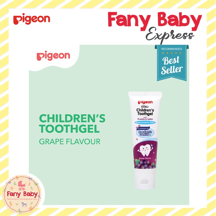 PIGEON CHILDREN'S TOOTHGEL WITH FLUORIDE &amp; XYLITOL