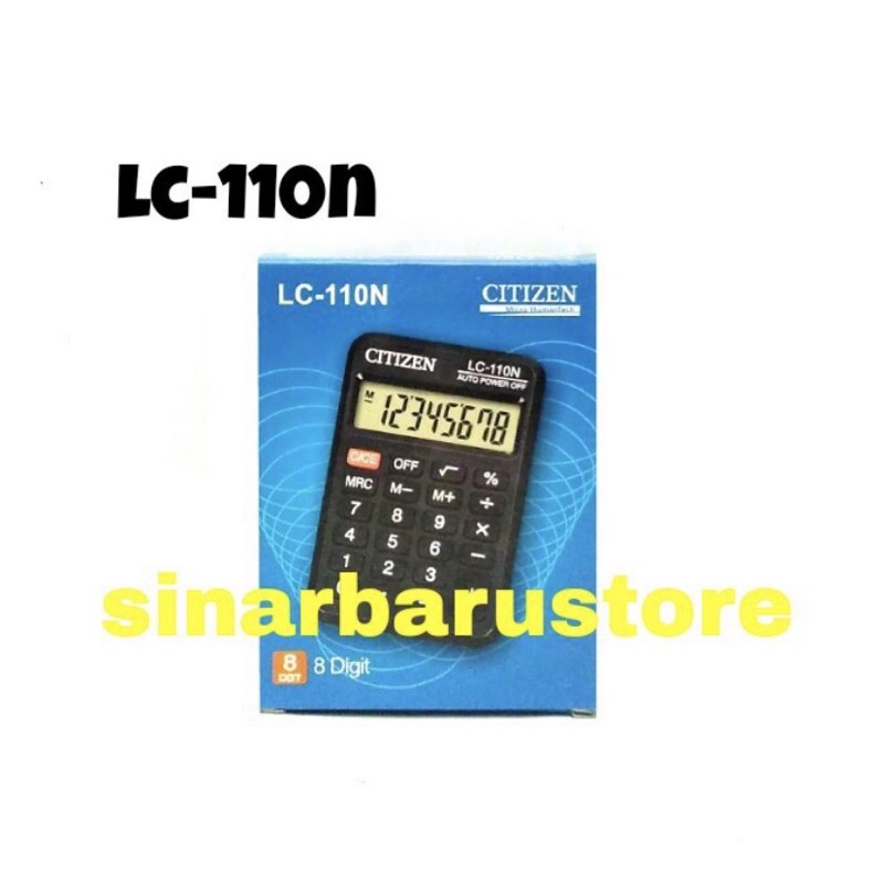 

Kalkulator/Calculator Saku Citizen LC-110N 8 Digits KW