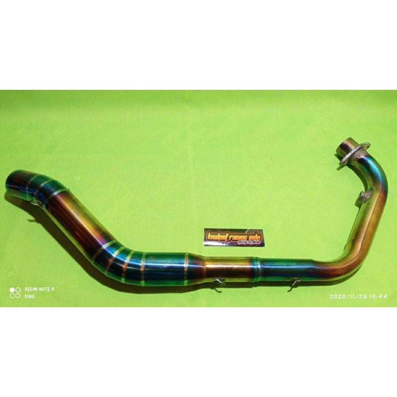 Pipa leheran knalpot racing bluemoon semua motor bebek matic dan sport honda suzuki yamaha kawasaki