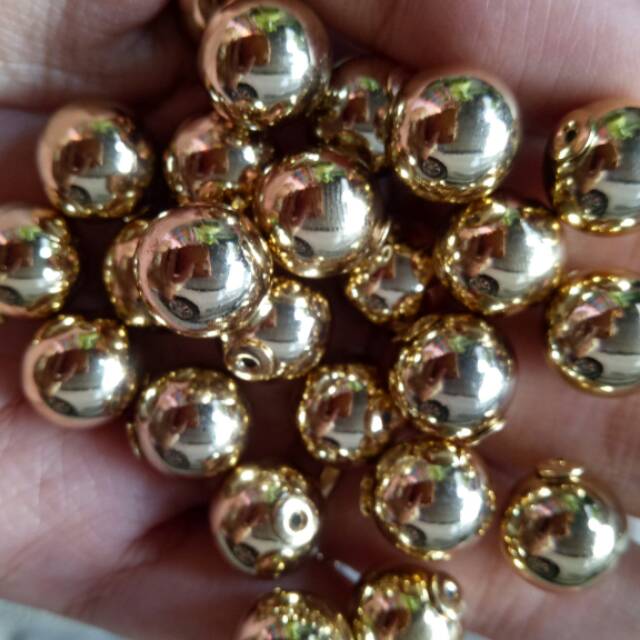 Tutup tuspin mutiara gold 72pcs