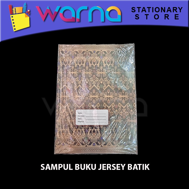 

SAMPUL BUKU JERSEY BATIK KWARTO