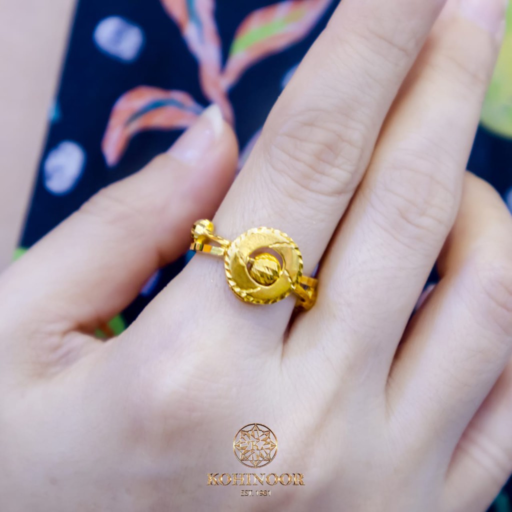 KOHINOOR CINCIN Gold Emas 700 kuning