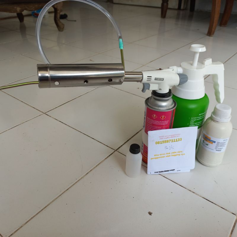 mesin foging mini pengasapan Nyamuk dan serangga treck belt