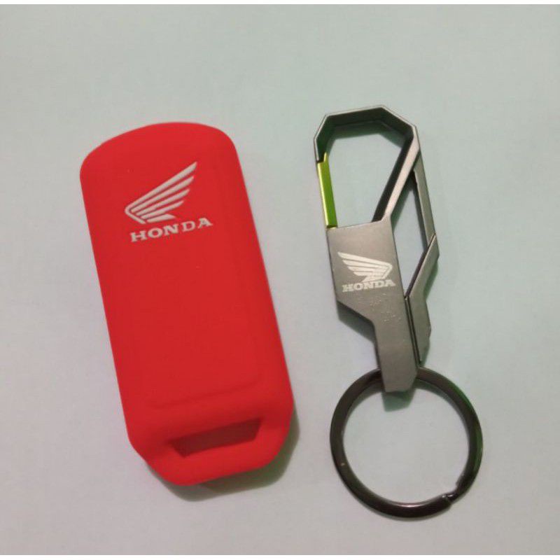 PAKET GANTUNGAN KUNCI DAN COVER SILICONE REMOTE ADV 150 2021
