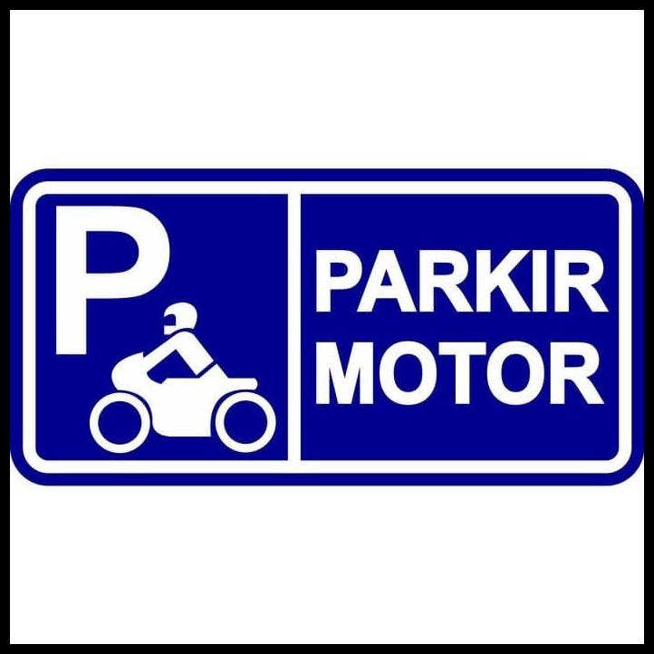 

Sign Sticker Parkir Motor 15X40Cm K3 Stiker K3 Rambu Safety