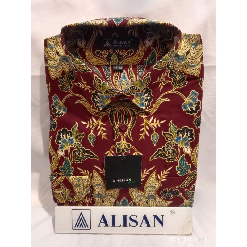 Kemeja batik ALISAN ORIGINAL Lengan panjang