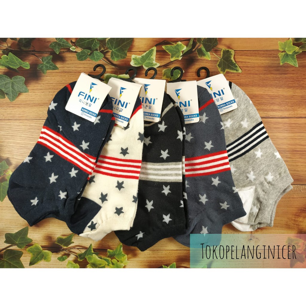 SEPASANG Kaos Kaki Pendek Wanita / Kaos kaki Aneka Karakter Casual Wanita /Tokopelanginicer