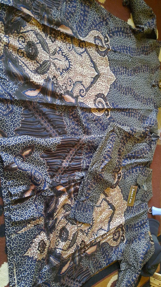 Couple Kemeja Tunik Larasati- Couple Atasan Batik Pria Reguler Fit Panjang Modern Ori By Seno Estu