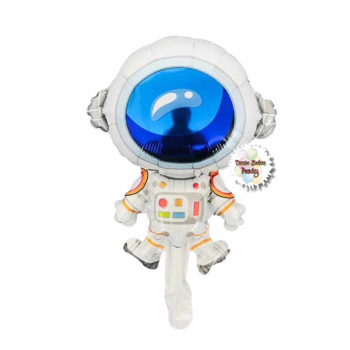 Balon Foil Astronaut / Balon Astronot Robot Luar Angkasa Mini