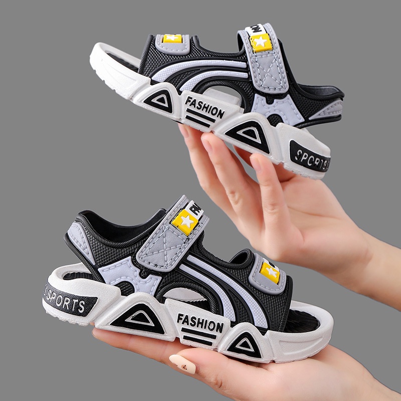 LittleAaron REINO Sandal gunung Sepatu Sandal Anak Laki Laki Bahan PU Model Lucu 2-8 Tahun Import Sport Termurah Sendal Bayi Anak Cewek Cowok