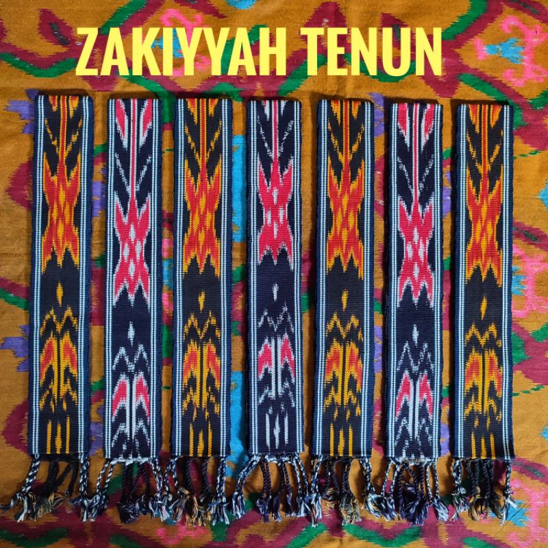 Ikat Kepala Etnik Tenun, kain tenun Etnik