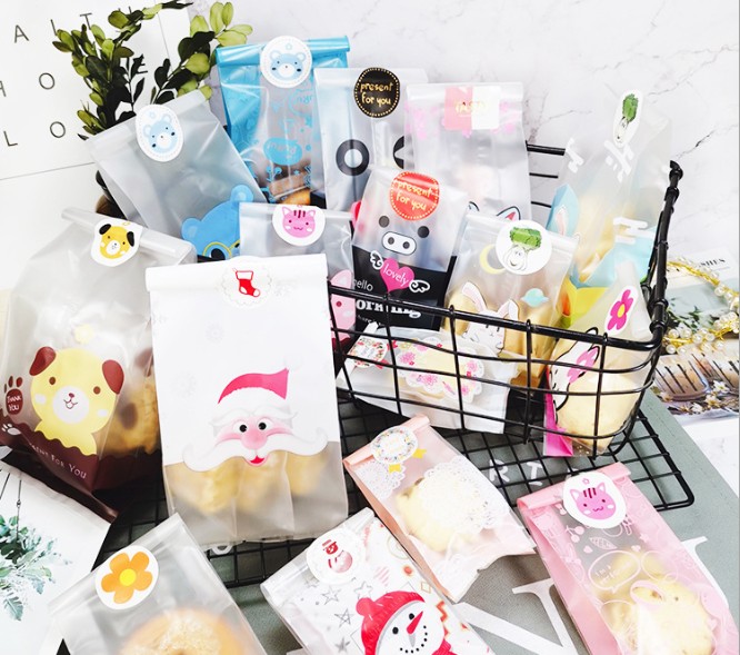 

Sticker untuk pengunci plastik Bungkus Kue / Roti / Kado Lucu - HPR351