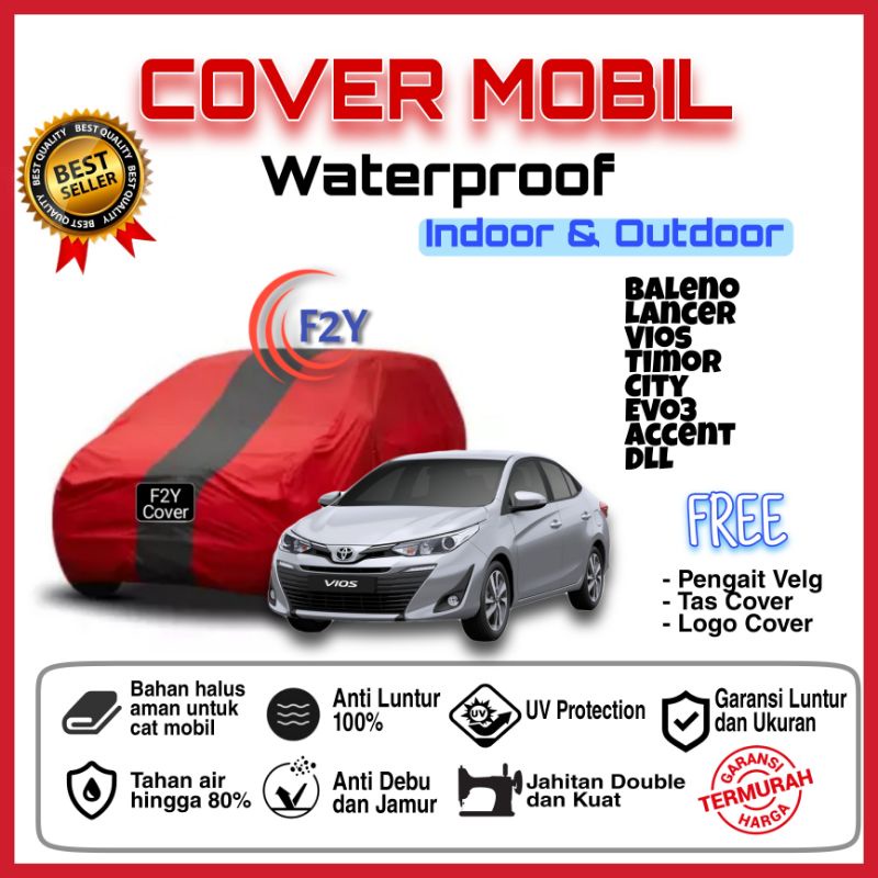 Cover Sarung Mobil Vios City Baleno Timor Lancer Evo3 Accent Avega