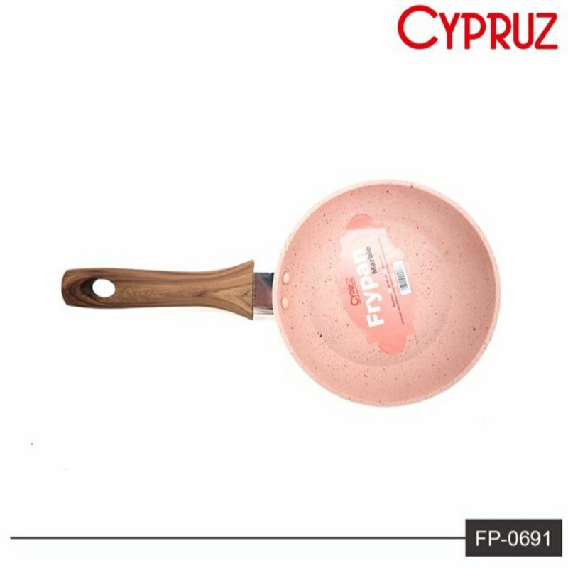 Mini Fry Pan Cypruz 12, 14, 16 cm Marble Ceramic Anti Lengket