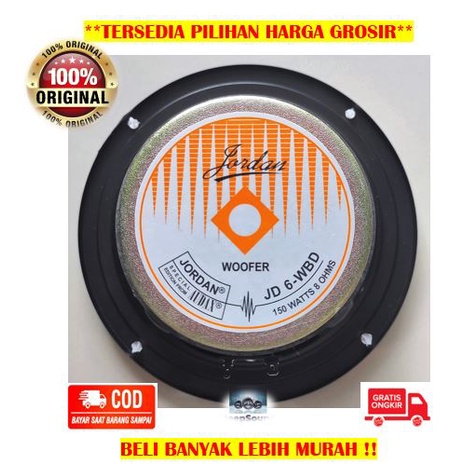 AUDAX JORDAN  Speaker 6 Inch 150 Watt JD 6-WBD Woofer ASLI