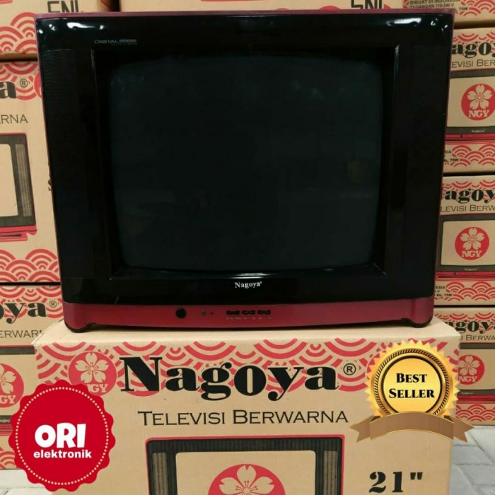 (SUSE) NAGOYA TV TABUNG/CRT 21 SEMI (SURABAYA GRAB - GOJEK)