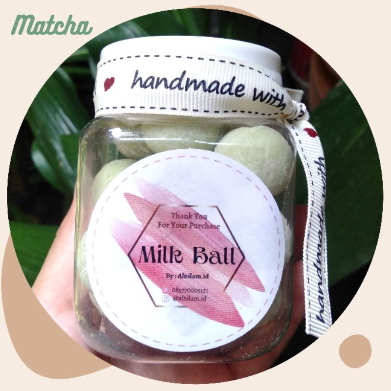 

Milk Ball (Bola Susu) Matcha Creamy
