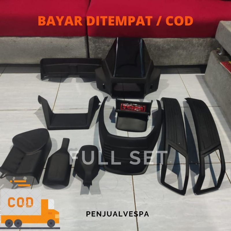 Aksesoris Vespa Gordon Style 80s Full Set