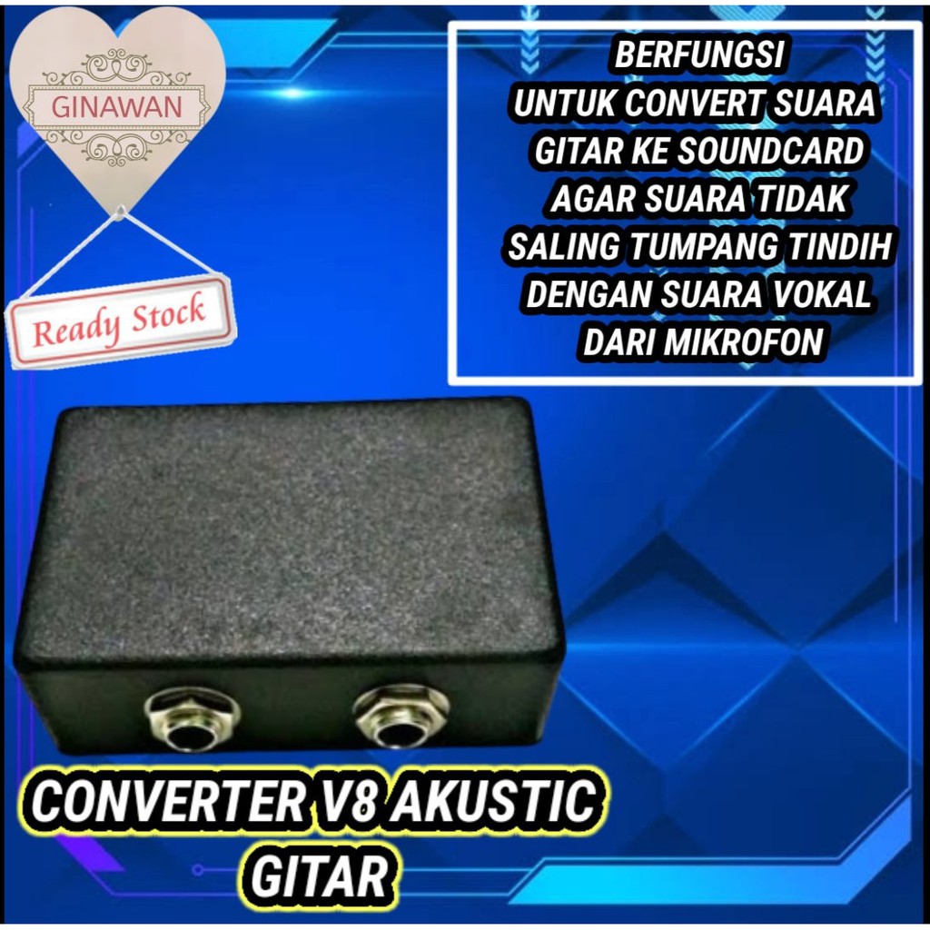 CONVERTER GITAR AKUSTIK V8