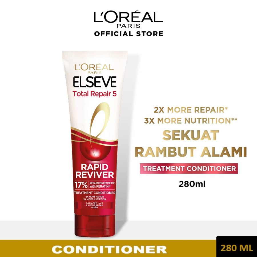 L’Oreal Paris Elseve Rapid Reviver Treatment Conditioner 280 mL / 280ml