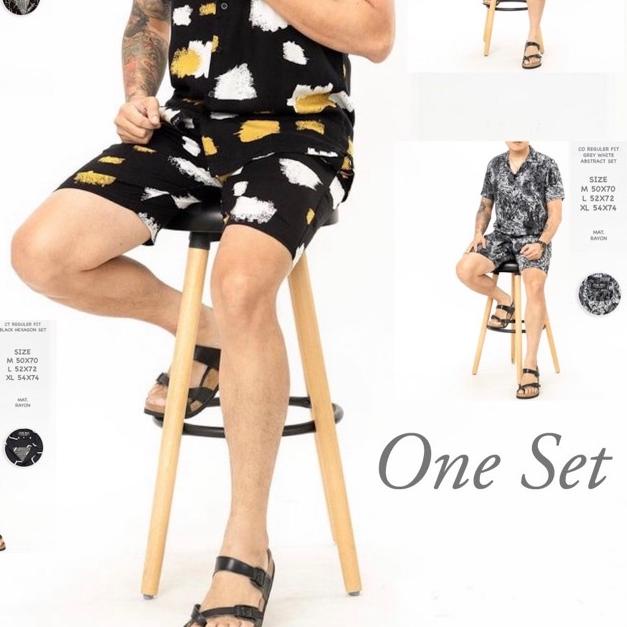 ➮ Baju setelan Tie Dye Pria Keren (dapat baju dan celana) ✥