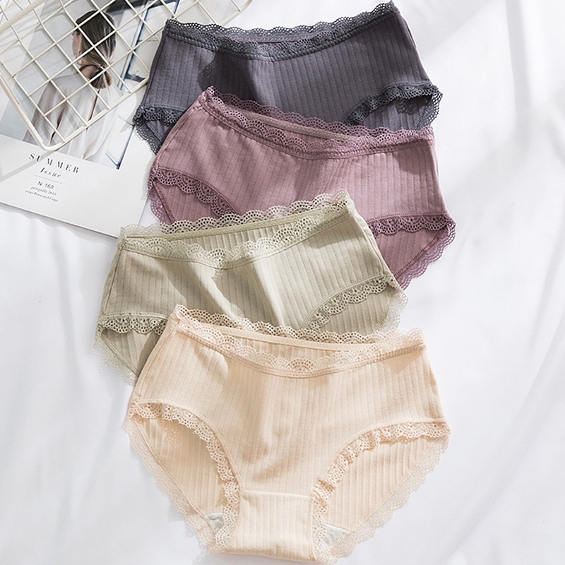 Celana Dalam Brief Bahan Katun Lembut Elastis dengan 6 Celana Dalam Brief Bahan Katun Lembut Elastis dengan 6
