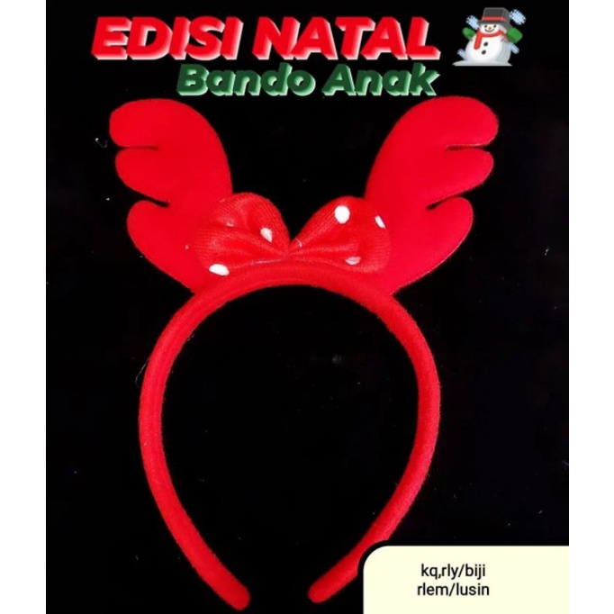 Bando anak berlampu/bando natal