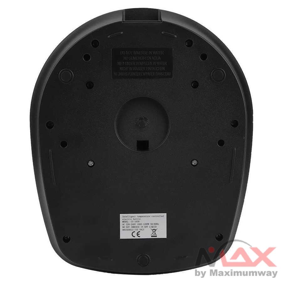 Ashata Teko Pemanas Air Electric Pot Warmer 1200W - GKL46 Warna Hitam