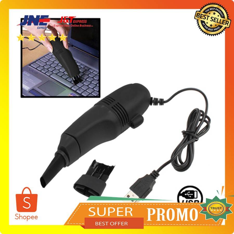 HARKO Mini Vacuum Cleaner USB Pembersih Debu Keyboard FD-368  Hitam Grab