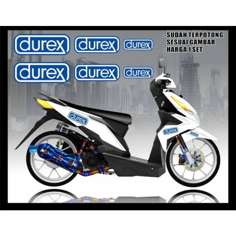 sticker motor semua beat