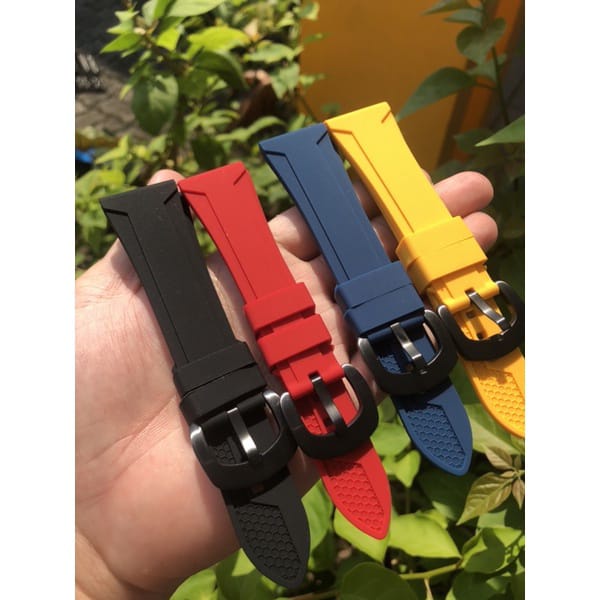 STRAP TALI RUBBER COCOK UNTUK JAM TANGAN T5/AC/AC COLLECTION/EXPEDITION/ TALI JAM TANGAN LENTUR DAN ELASTIS