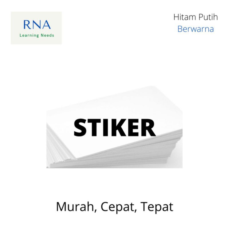

Print Stiker Doff A4 - Print Online - Kertas A4 - Fotocopy