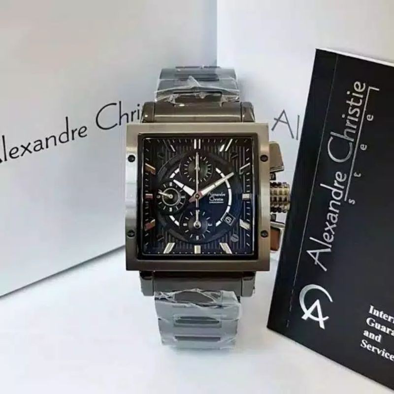jam tangan pria Alexandre Christie 6182AC6182MC