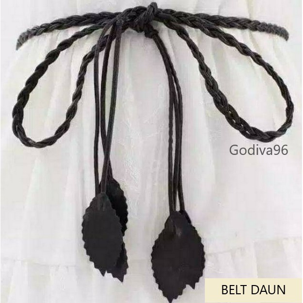 Godiva96 - IKAT PINGGANG STRAP KEPANG TIPIS BAHAN JALINAN TAMBANG / TALI PINGGANG / BELT MEDAN