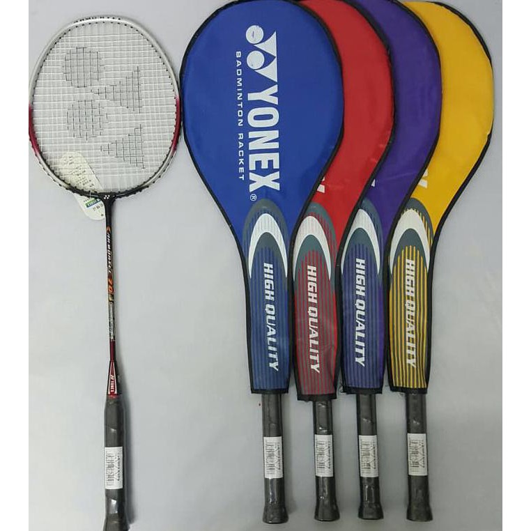 barang berkualitas[pengiriman cepat[kualitas terbaik Raket Badminton Bulutangkis Yonex dengan senar