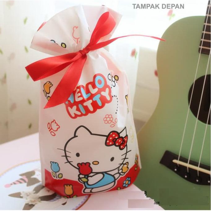 

KANTONG KADO MOTIF HELLO KITTY, KANTONG COOKIES, PLASTIK MAKANAN MOTIF