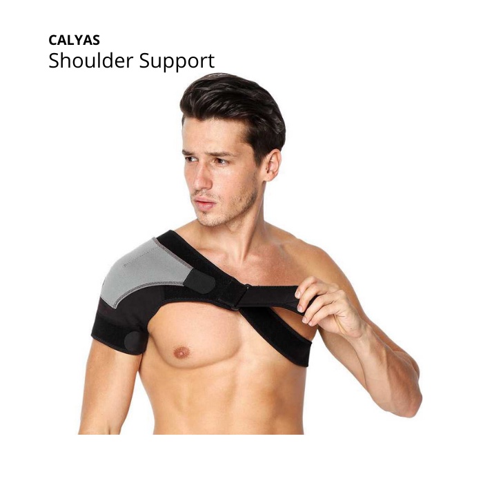 Penyangga Bahu Lengan Cidera Cedera Back Shoulder Gym Fitness Support Brace Guard Wrap Belt Fitness