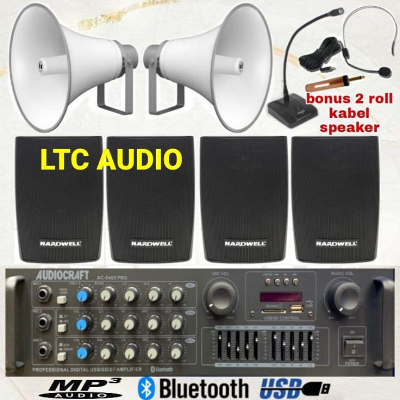 PAKET SOUND SYSTEM TOA MUSHOLA & MASJID UNTUK LUAR - DALAM (IBADAH 2E)